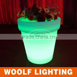 Amazing Lovely Yard and Garden Decorative Illuminated Flashing LED Light Flower Pot thumbnail-2