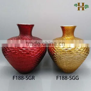 Mercury Heart Shaped Glass Wedding Vases Expensive thumbnail-4