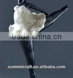 Modern Fashion Style Ballet Dancers Resin Angel Ornaments Fat Ladies thumbnail-1
