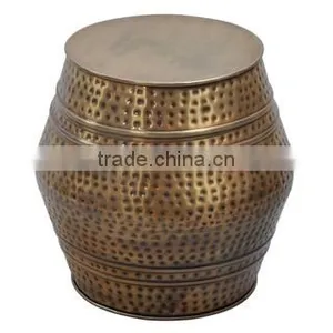 Hand Hammered Modern Side Table thumbnail-4