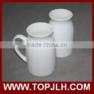 Custom Logo Printing White Sublimation Ceramic Tea Mug for Transfer Printing thumbnail-5