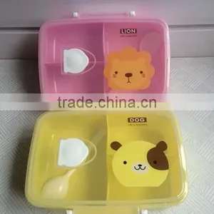 2017 High Quality Plastic Lunch Box With Lock thumbnail-1