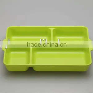 Children Food Tray With Handle With SGS Certificate and High Quality of 100% Melamine Material thumbnail-1
