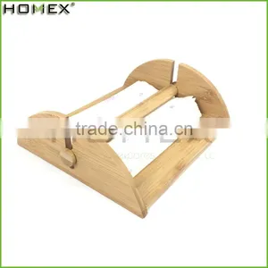 Bamboo Paper Napkin Holder With Removable Bar Homex BSCI/Factory thumbnail-5