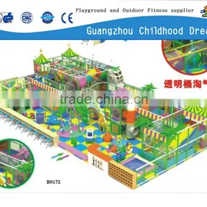 $39.00/Sq.m (B-0170) CE Certificated Big Slide Ball Pool Trampoline Colorful SOFT PLAY EQUIPMENT Indoor Playground thumbnail-3