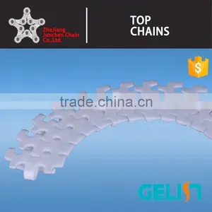 82.6-R150 Plastic Multiflex Small Radius Side Flexing Flat Top Chain thumbnail-5