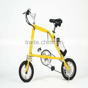12" Mini Electric Folding Bike Alloy Electric Bike thumbnail-1