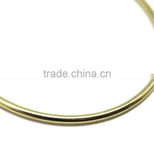 ID 6 Inch Steel Wire Ring, High Quality Bright Brasss Color O Ring for Bag Round Ring thumbnail-3