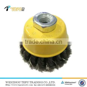 Wire Cup Brush Knotted Flared thumbnail-1