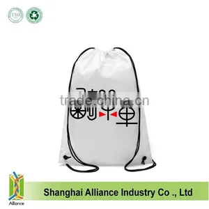 210D Nylon Custom Mesh Drawstring Pack/Bag/Backpack thumbnail-1