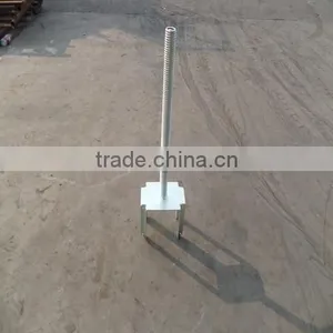 Forkhead Adjustable Scaffold Base Jack and Screw Jack of Scaffolding Hardware thumbnail-6
