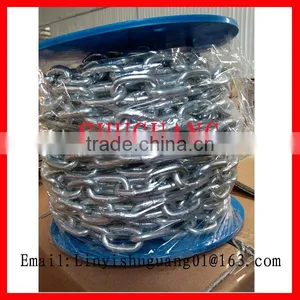 6mm Electric Galvanized Short Link Chain,Electric Galvanized Round Link Chain thumbnail-1