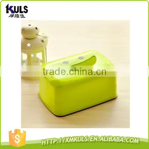 Cute Cartoon Square Face Tissue Box Plastic Tissue Box thumbnail-2