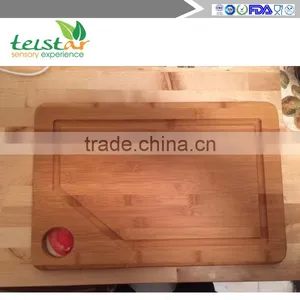 Kitchen Extra Large Natural 18x12 Bamboo Cutting Board With Deep Drip Groove thumbnail-5