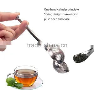WCR269 Good Quality Stainless Steel Tea Tools Tea Strainer Tea Infuser Long Bending Handle Durable and Rust Resistant thumbnail-3