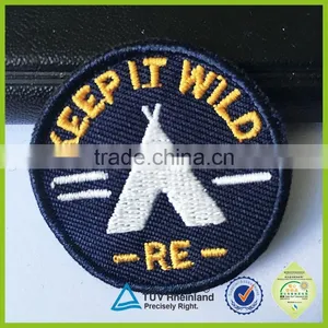 OEM Services Big Factory Backing Glue Heat Transfer Embroidery Patch for Clothing thumbnail-6