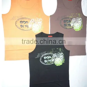 2011 SUMMER FASHION PRINTED COTTON TANK TOP thumbnail-1