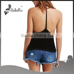 Large Armhole Tank T Strap Tank With Drop Hole thumbnail-3