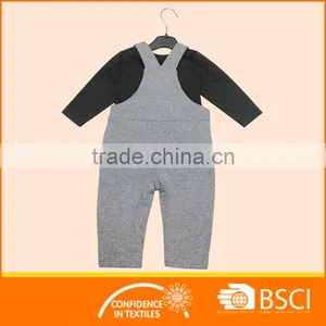 New Born Baby Knit Rompers Cotton Jumpsuits Overalls thumbnail-3