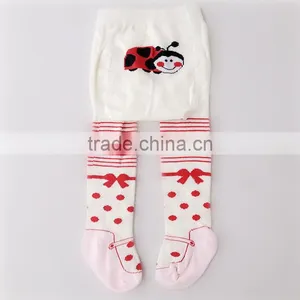 Baby Cotton Tights With Knitted Fancy Design thumbnail-1