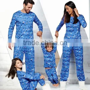 Family Christmas Plain Flannel Pajamas For Kids And Adult thumbnail-1