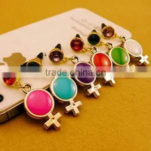 Cartoon Lollipop Design Phone Dustplugs for Teenages Wholesale Mobilephone Dustproof thumbnail-1