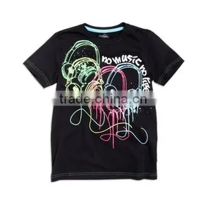 Hot Sale Children Cotton Short Sleeve Print T-shirt thumbnail-1