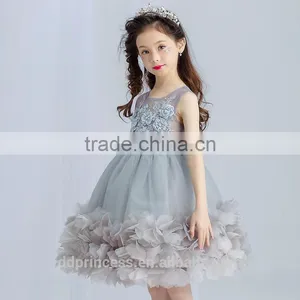 Top Selling Products 2017 Embroidery Lace Children Latest Dress Style thumbnail-4