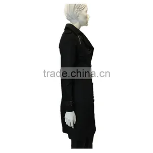 2014 2015 New Design Women Trench Coat Custom Windbreaker thumbnail-2