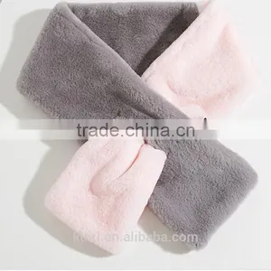 Brand Scarf Faux Rabbit Fur Scarf 2016 Female Best Quality Women Wrap Warmer Neck Warmers thumbnail-1