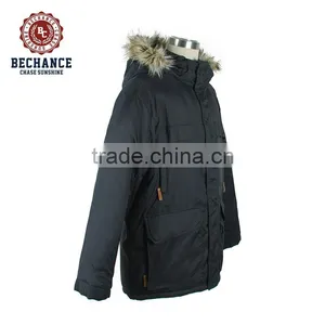 M1118 Faux Fur Hooded Mountain Mens Parka thumbnail-3