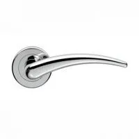 52133 CP Luna Door Handle On Rose thumbnail-1