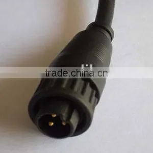 Circular Standard Size FM Lock Molding Type Straight Waterproof Connector thumbnail-1