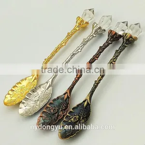 Carp Vintage Palm Sea Snail Spoon /ht Zinc Alloy Creative Jam Spoon Ice Cream Spoon and Fork /fancy Dessert Spoon Dinnerware thumbnail-3