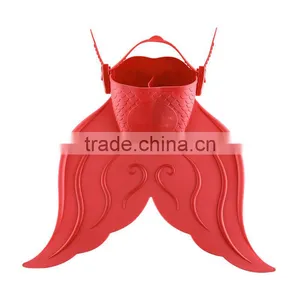 Silicone Material and Child Age Silicone Swimming Flippers thumbnail-1