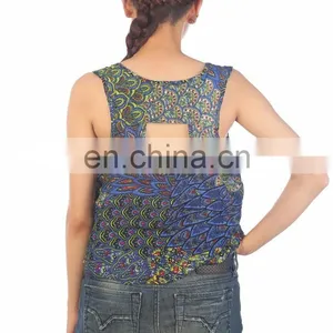Women Ladies Casual Crop Vest Lose Cami Tank Sleeveless Strap Tops Tee Shirts thumbnail-4