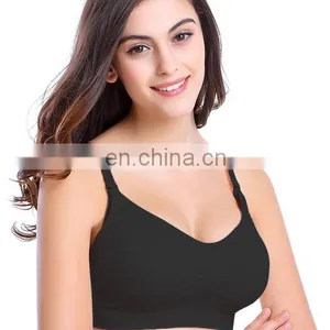 Pregnant Maternity Nursing Bra Seamless Wire Free Nursing Bra Underwear thumbnail-2