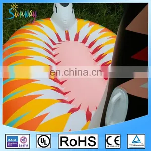 EN71 6P PVC Colorful Swan Pool Floats Inflatable Swan Rider Colored Swan thumbnail-5