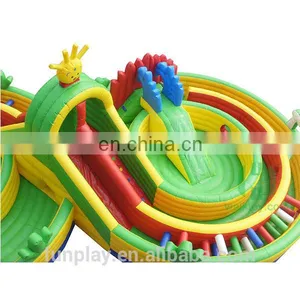 HI New Design Amazing Amusement Park Equipment Inflatable Game Rides for Sale thumbnail-4