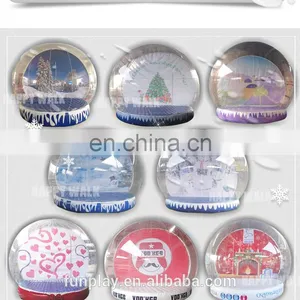 Interesting !!inflatable Snow Globe for Decoration,snow Globe for Christmas ,giant Snow Globe thumbnail-6