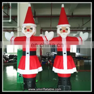 High Quality Inflatable Chirstmas Santa Claus Air Sky Dancer For Advertising thumbnail-1