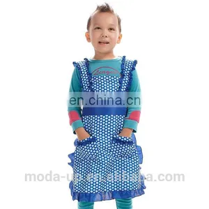 Printed Apron With Lace for Children thumbnail-3