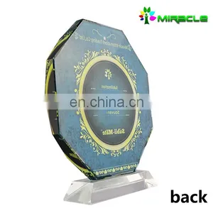 Octagon Sublimation Glass Picture Photo Frame Manufacture thumbnail-2