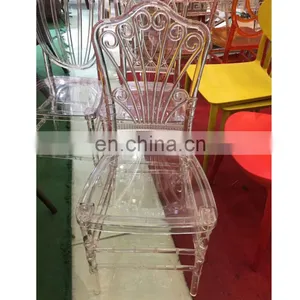 Wholesales Cheap Clear Acrylic Princess Banquet Chair thumbnail-1