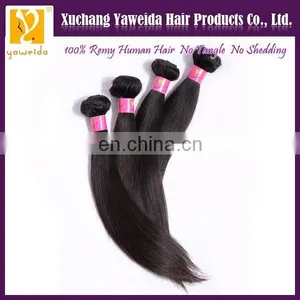 Xuchang Braiding Remy Hair Full Cuticle Silky Straight Natural Color Hair Weaving thumbnail-2