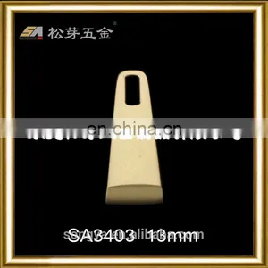 Custom Zinc Alloy Metal Puller For Garment, Gold Plated Clothing Metal Puller Hardware thumbnail-2
