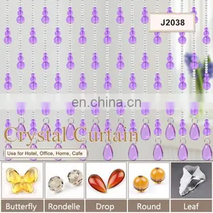 Pujiang Glass Crystal Factory Crystal Ball Decorative Beads Curtains thumbnail-1