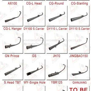 250cc Exhaust Silencer Muffler Motorcycle Exhaust Pipe thumbnail-5