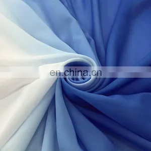Wholesale Factory Price 100% Polyester 75D Gradient Chiffon Fabric For Dress thumbnail-6