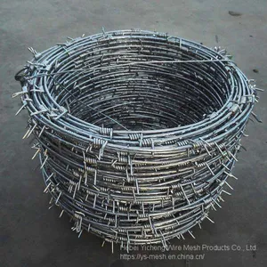 Galvanized or PVC Coated Barbed Wire Cheap Barbed Wire thumbnail-4